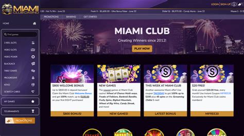 miami club casino review|miami club casino instant play.